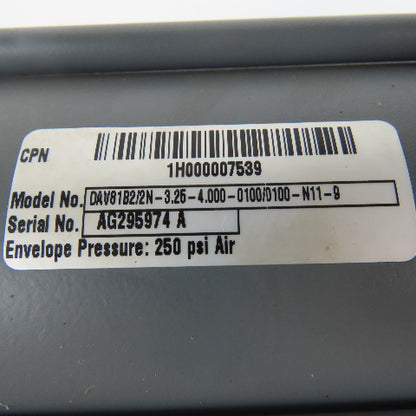 Miller DAV81B2/2N-3.25-4 3-1/4" Bore 4" Double Ended Stroke Trunnion Cylinder