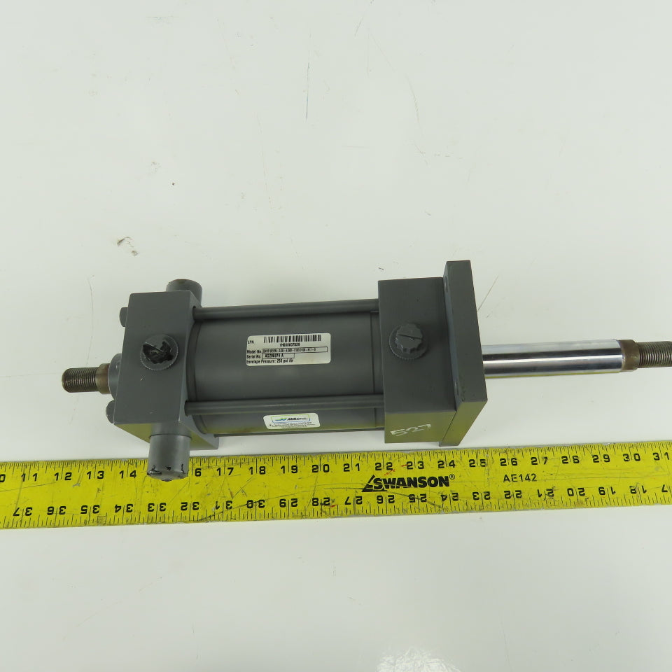 Miller DAV81B2/2N-3.25-4 3-1/4" Bore 4" Double Ended Stroke Trunnion Cylinder