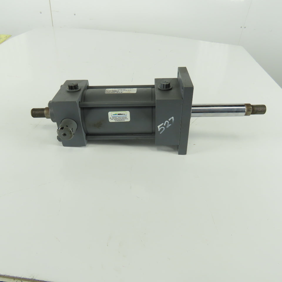 Miller DAV81B2/2N-3.25-4 3-1/4" Bore 4" Double Ended Stroke Trunnion Cylinder