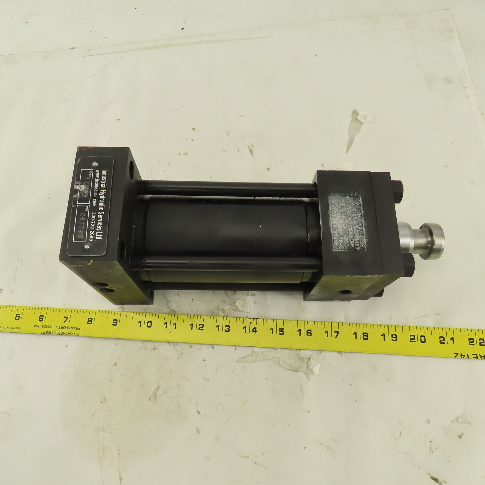 Parker CHH-2HTS355C 2-1/2" Bore 4-1/4" Stroke Saddle Rod End Hydraulic Cylinder