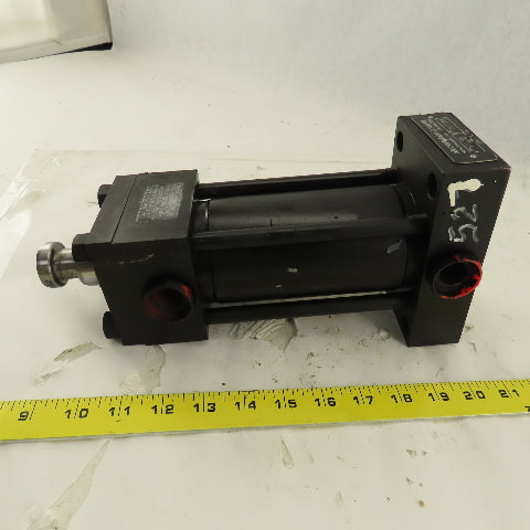 Parker CHH-2HTS355C 2-1/2" Bore 4-1/4" Stroke Saddle Rod End Hydraulic Cylinder