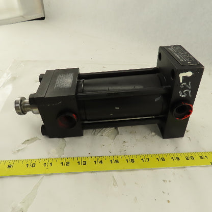 Parker CHH-2HTS355C 2-1/2" Bore 4-1/4" Stroke Saddle Rod End Hydraulic Cylinder
