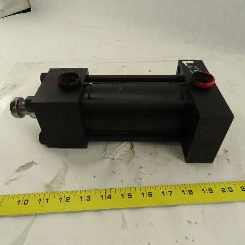 Parker CHH-2HTS355C 2-1/2" Bore 4-1/4" Stroke Saddle Rod End Hydraulic Cylinder