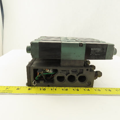 Numatics 081SS400M 2 Position Detent Air Valve Bank 24VDC Coil FlexiBlok