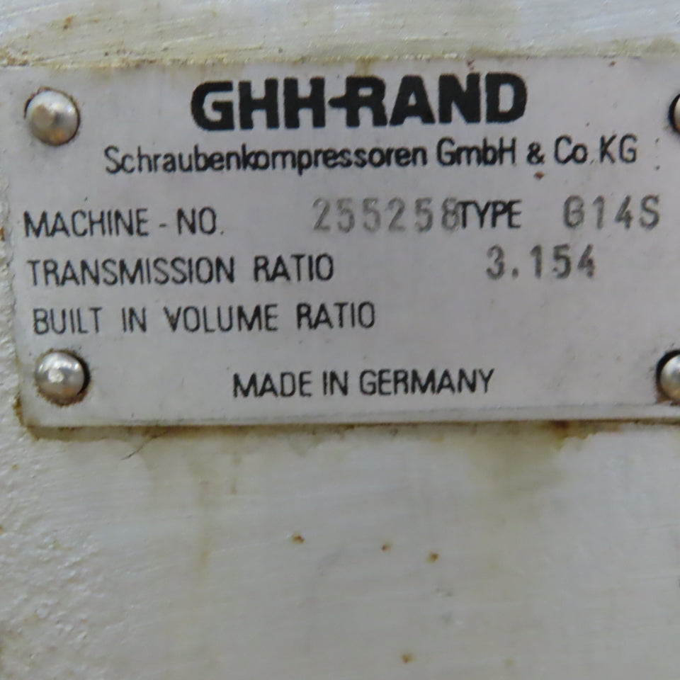 GHH Rand CDA96 Single Stage Oil Free Rotary Screw Compressor Package