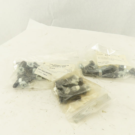 BK120-SF M10X30 Hex Head Bolt And Lock Nuts Lot Of 24 Sets