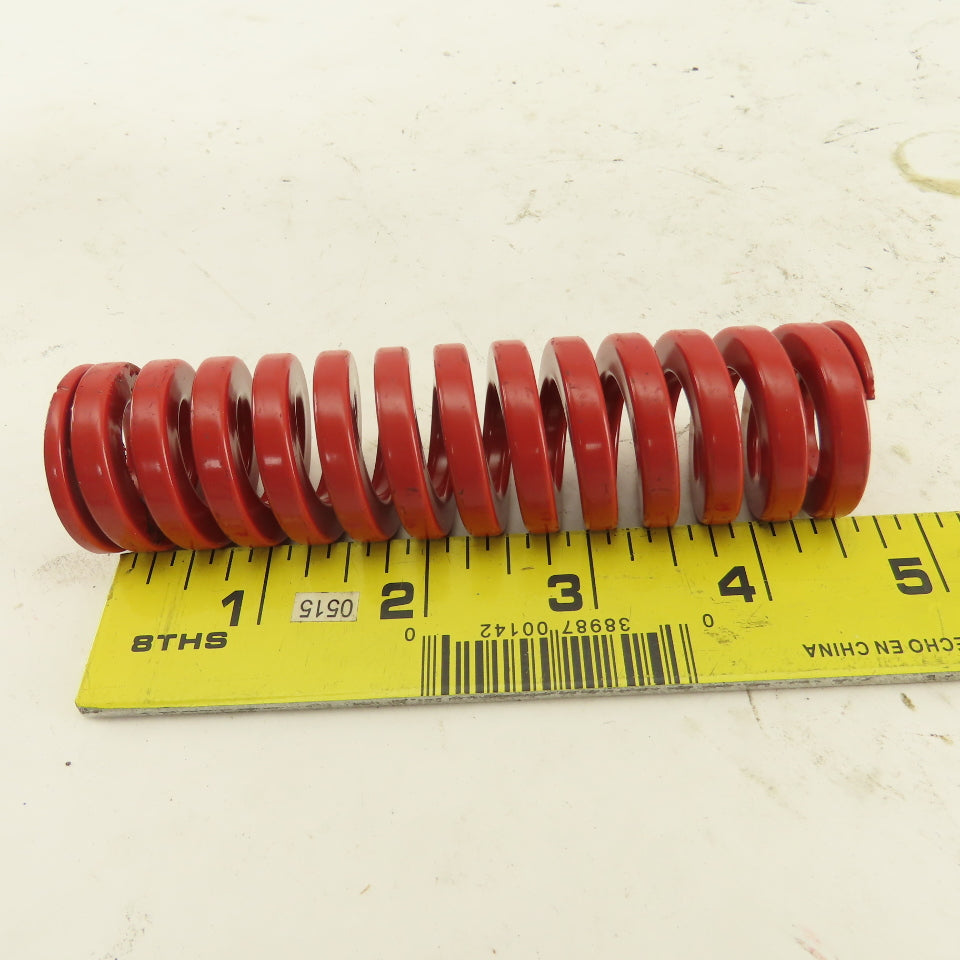 Moeller RHL125-450 1-1/4 x 4-1/2 Long 5/8" ID Red Heavy Load Die Spring Lot Of 3