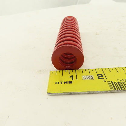 Moeller RHL125-450 1-1/4 x 4-1/2 Long 5/8" ID Red Heavy Load Die Spring Lot Of 3