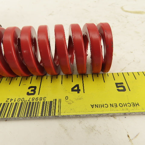 Moeller RHL125-450 1-1/4 x 4-1/2 Long 5/8" ID Red Heavy Load Die Spring Lot Of 3