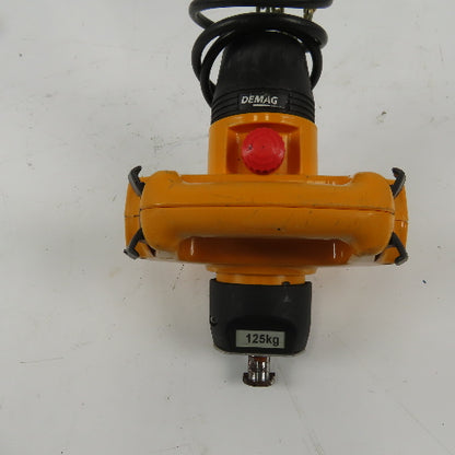 Demag DCMS-PRO 1-125 1/1 H2.8 VS30-30 275LB Electric Hoist 15' Lift 460V 3Ph
