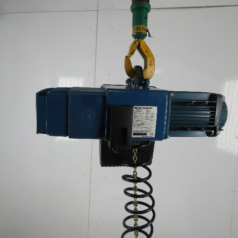 Demag DCMS-PRO 1-125 1/1 H2.8 VS30-30 275LB Electric Hoist 15' Lift 460V 3Ph