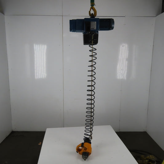 Demag DCMS-PRO 1-125 1/1 H2.8 VS30-30 275LB Electric Hoist 15' Lift 460V 3Ph