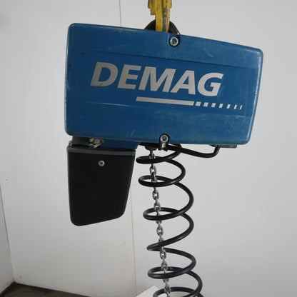Demag DCMS-PRO 1-125 1/1 H2.8 VS30-30 275LB Electric Hoist 10' Lift 460V 3Ph