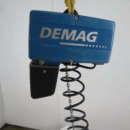 Demag DCMS-PRO 1-125 1/1 H2.8 VS30-30 275LB Electric Hoist 10' Lift 460V 3Ph