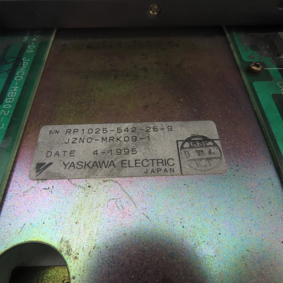 Yaskawa JZNC-MRK09-1 MRY01B-1 CNC PLC Chassis Circuit Board Assembly