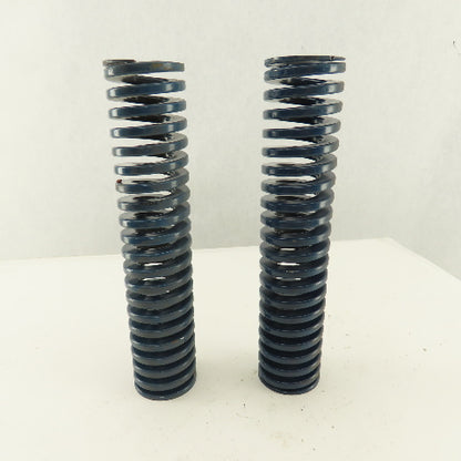 1-15/16" OD x 9" Medium Duty Load BLUE Die Spring 1" Center Lot Of 2