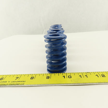 1-1/2 OD x 2-1/2" Medium Duty Load BLUE Die Spring 3/4" Center Lot Of 5