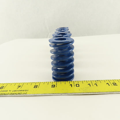 1-1/2 OD x 2-1/2" Medium Duty Load BLUE Die Spring 3/4" Center Lot Of 5