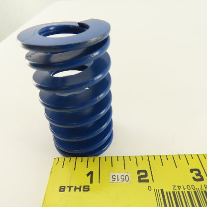 1-1/2 OD x 2-1/2" Medium Duty Load BLUE Die Spring 3/4" Center Lot Of 5