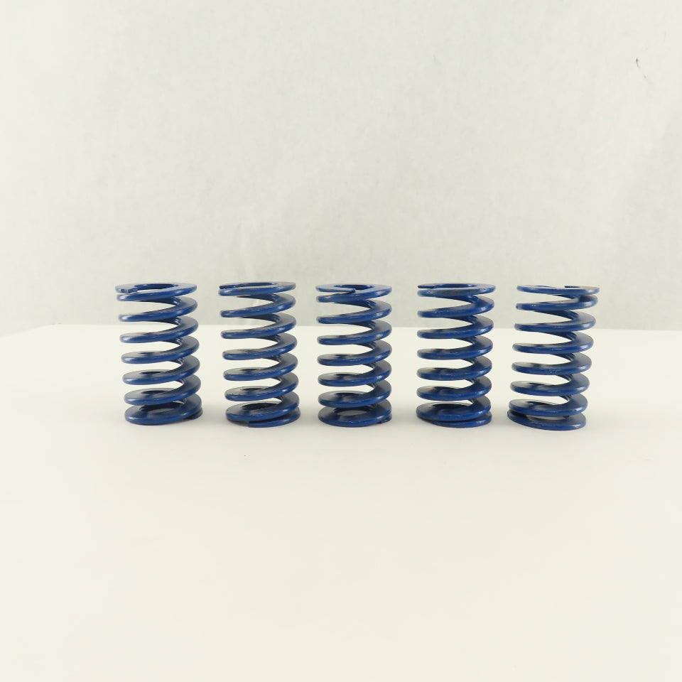 1-1/2 OD x 2-1/2" Medium Duty Load BLUE Die Spring 3/4" Center Lot Of 5