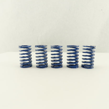 1-1/2 OD x 2-1/2" Medium Duty Load BLUE Die Spring 3/4" Center Lot Of 5