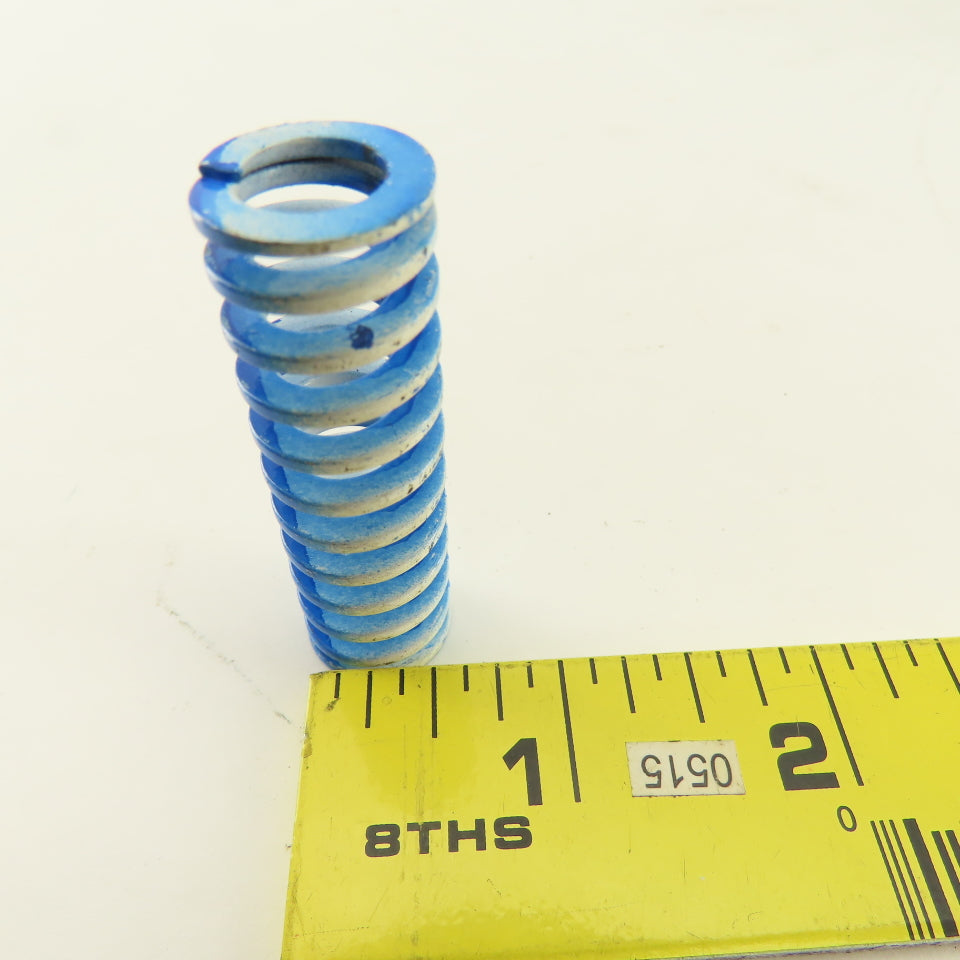 5/8 x 2" Long 3/8" Hole Diameter White Blue Stripe Med Load Die Spring Lot Of 4