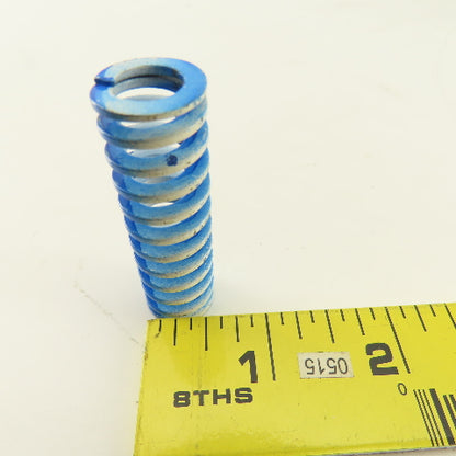 5/8 x 2" Long 3/8" Hole Diameter White Blue Stripe Med Load Die Spring Lot Of 4