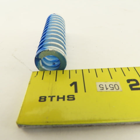 5/8 x 2" Long 3/8" Hole Diameter White Blue Stripe Med Load Die Spring Lot Of 4