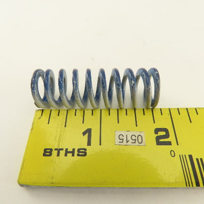 5/8 x 1-3/4" Long 3/8" Hole White Blue Stripe Med Load Die Spring Lot Of 8