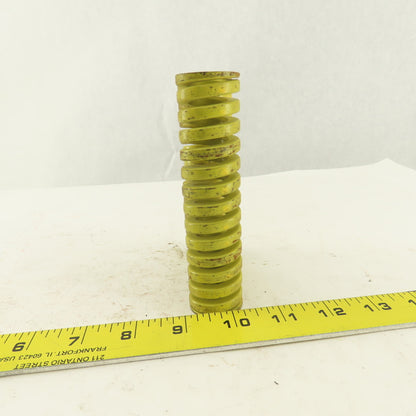 1-1/4"x 5" Long 5/8" Hole Diameter Heavy Load Yellow Die Spring Lot Of 3