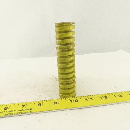 1-1/4"x 5" Long 5/8" Hole Diameter Heavy Load Yellow Die Spring Lot Of 3