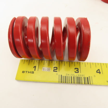 2" x 3" Long 1" Hole Medium Heavy Load RED Die Spring Lot 3