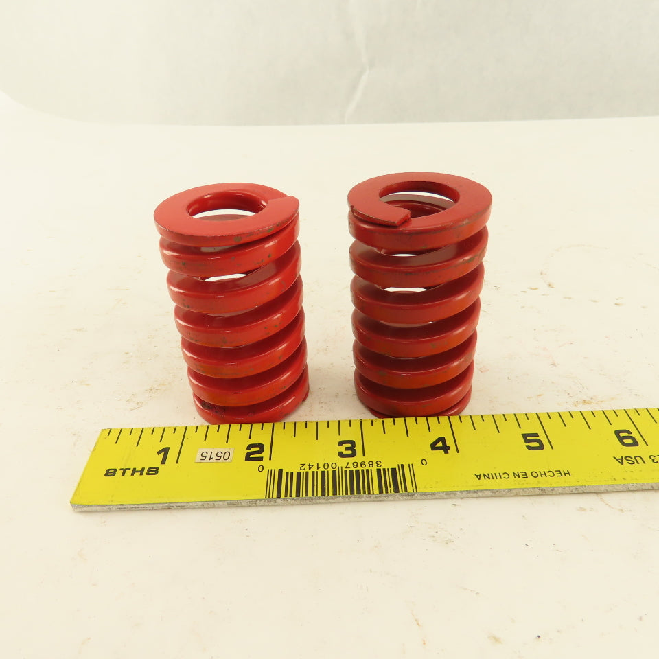 Moeller RHL150-250 1-1/2" x 2-1/2"  Long Medium Heavy Load RED Die Spring Lot 2