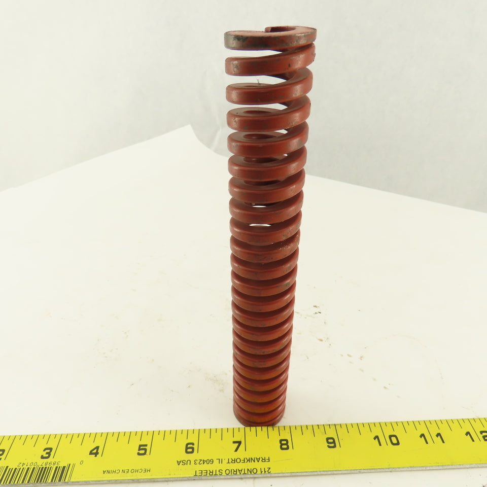 1-1/4" x 8" Long 11/16" Hole Medium Heavy Load RED Die Spring Lot Of 6