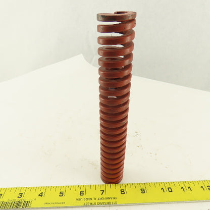 1-1/4" x 8" Long 11/16" Hole Medium Heavy Load RED Die Spring Lot Of 6