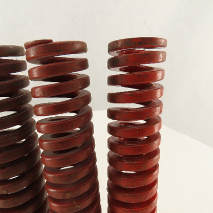 1-1/4" x 6" Long 11/16" Hole Medium Heavy Load RED Die Spring Lot Of 6