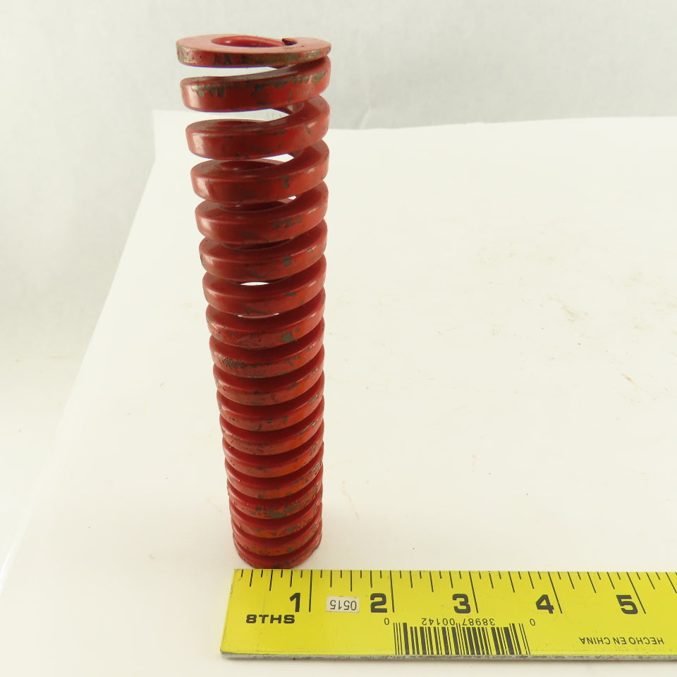 1-1/4" x 6" Long 11/16" Hole Medium Heavy Load RED Die Spring Lot Of 6