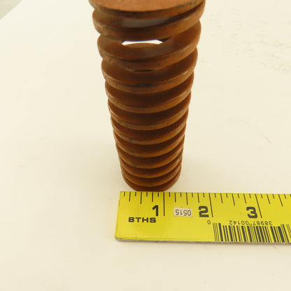 1-1/2" x 4" Long 13/16" Hole Heavy Load BROWN Die Spring Lot Of 5