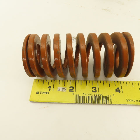 2" x 4" Long 1" Hole Heavy Load BROWN Die Spring Lot Of 5