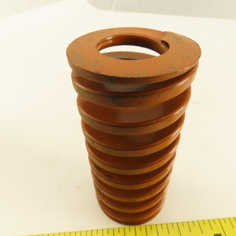 2" x 4" Long 1" Hole Heavy Load BROWN Die Spring Lot Of 5