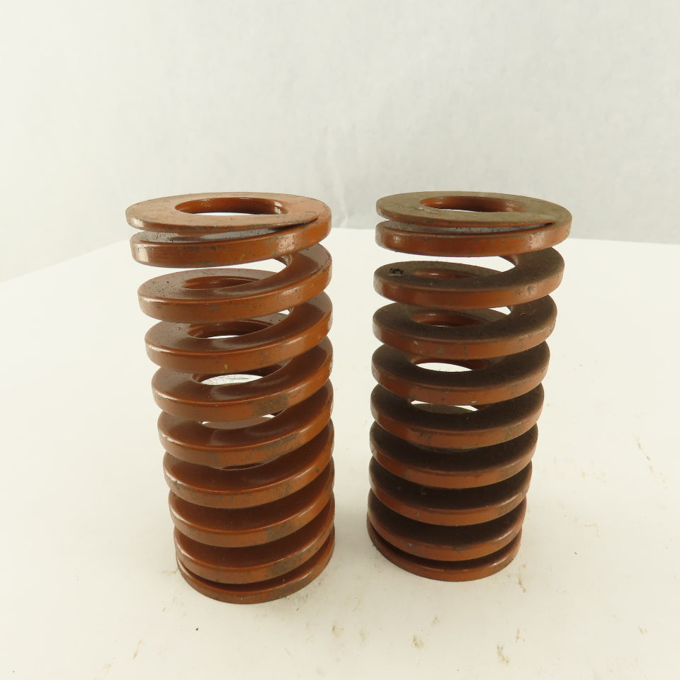 2" x 4" Long 1" Hole Heavy Load BROWN Die Spring Lot Of 5