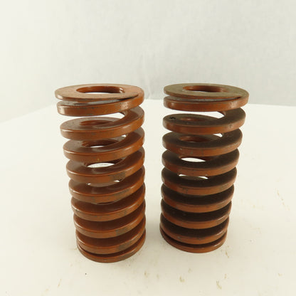 2" x 4" Long 1" Hole Heavy Load BROWN Die Spring Lot Of 5