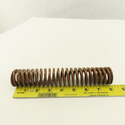 1-1/2" x 8" Long 13/16" Hole Bronze Gold Die Spring Lot Of 2