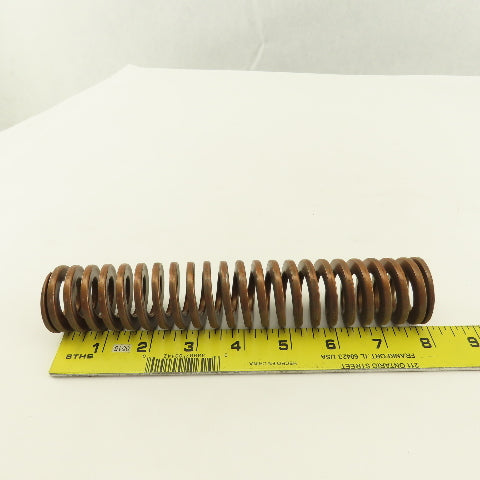 1-1/2" x 8" Long 13/16" Hole Bronze Gold Die Spring Lot Of 2