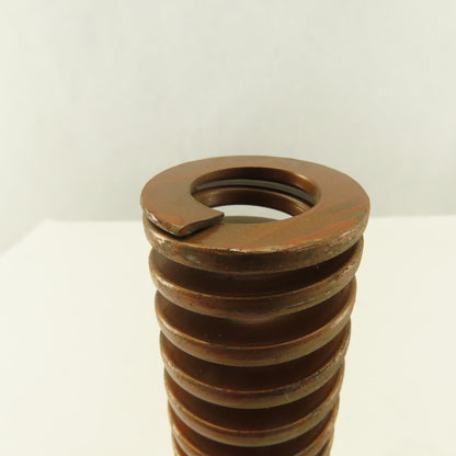 1-1/2" x 8" Long 13/16" Hole Bronze Gold Die Spring Lot Of 2