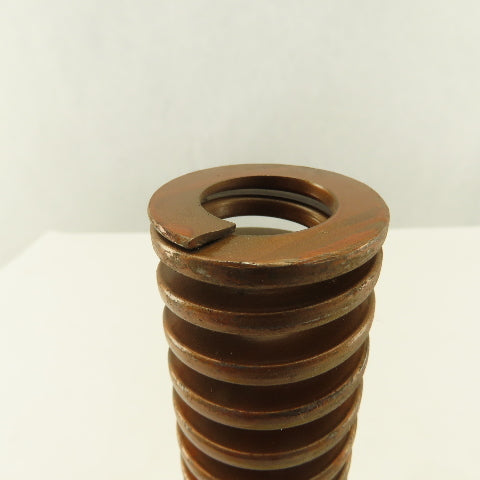 1-1/2" x 8" Long 13/16" Hole Bronze Gold Die Spring Lot Of 2