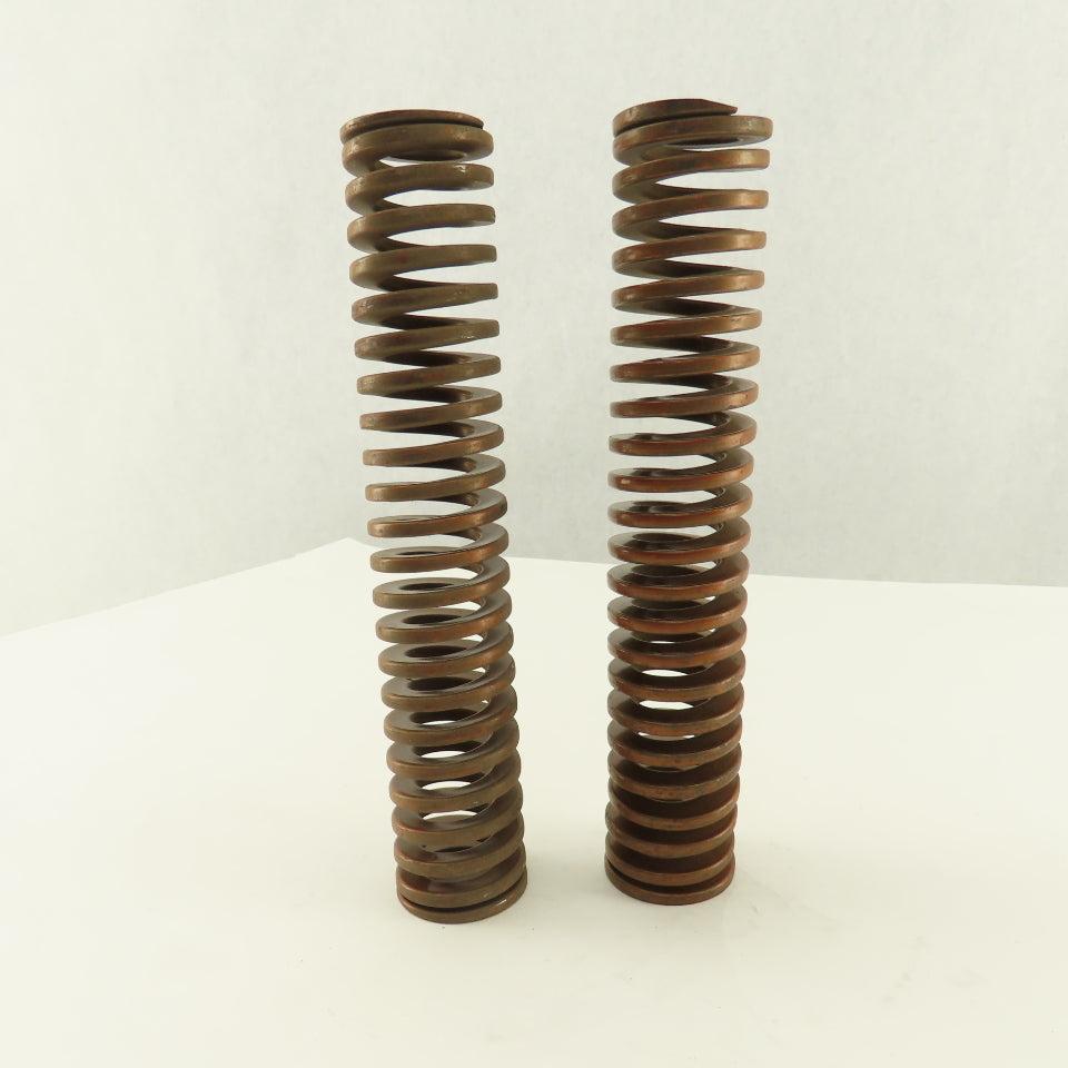 1-1/2" x 8" Long 13/16" Hole Bronze Gold Die Spring Lot Of 2