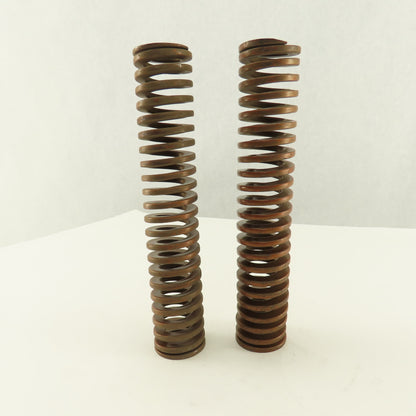 1-1/2" x 8" Long 13/16" Hole Bronze Gold Die Spring Lot Of 2