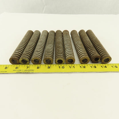 Lee Spring 1" x 6" Long 1/2" Hole Gray Light Duty Die Spring Lot Of 9