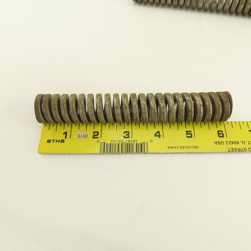 Lee Spring 1" x 6" Long 1/2" Hole Gray Light Duty Die Spring Lot Of 9